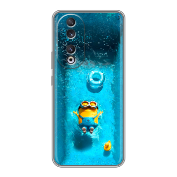 Силиконовый чехол на Huawei Honor 90 с принтом Миньоны Силиконовый чехол на Huawei Honor 90 с принтом Миньоны