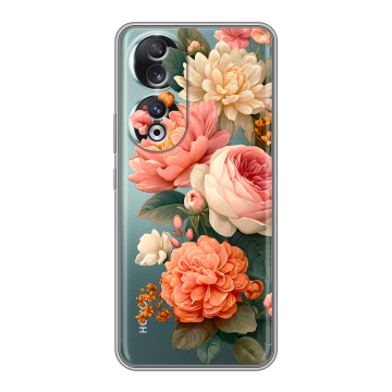Силиконовый чехол на Huawei Honor 90 с принтом цветы