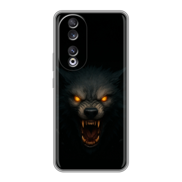 Силиконовый чехол на Huawei Honor 90 с принтом Волк
