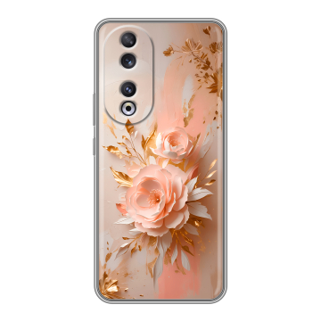 Силиконовый чехол на Huawei Honor 90 с принтом женский