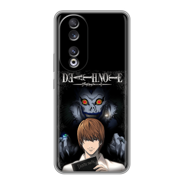 Силиконовый чехол на Huawei Honor 90 с принтом Death note Тетрадь смерти
