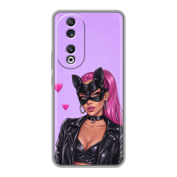 Силиконовый чехол на Huawei Honor 90 с принтом женский