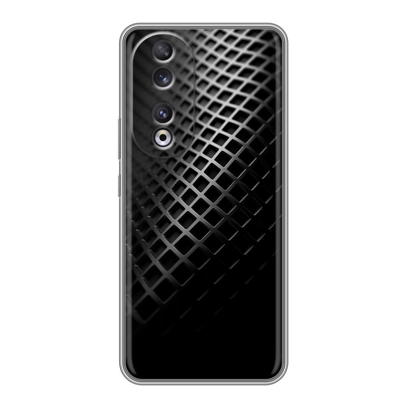 Силиконовый чехол на Huawei Honor 90 с принтом Текстура металла Силиконовый чехол на Huawei Honor 90 с принтом Текстура металла