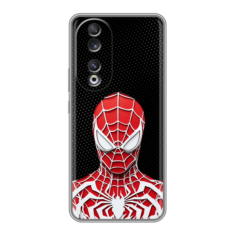 Силиконовый чехол на Huawei Honor 90 с принтом человек паук spiderman Силиконовый чехол на Huawei Honor 90 с принтом человек паук spiderman