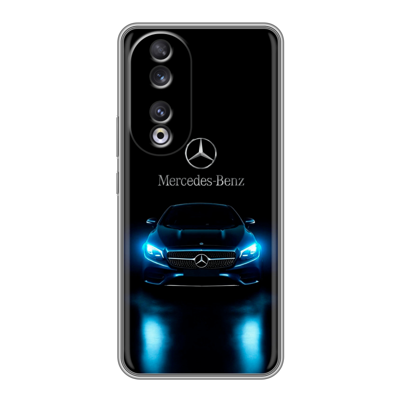 Силиконовый чехол на Huawei Honor 90 с принтом Mercedes Мерседес Силиконовый чехол на Huawei Honor 90 с принтом Mercedes Мерседес