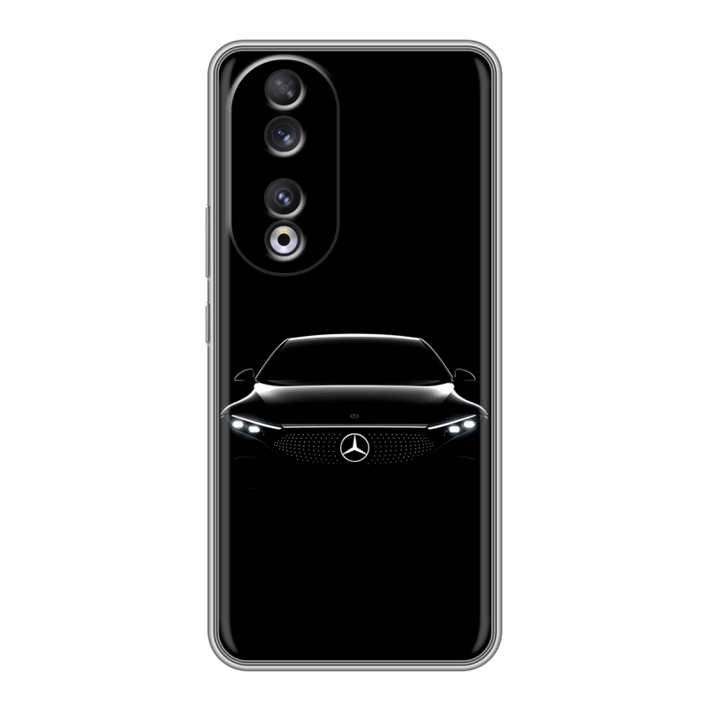 Силиконовый чехол на Huawei Honor 90 с принтом Mercedes Мерседес Силиконовый чехол на Huawei Honor 90 с принтом Mercedes Мерседес