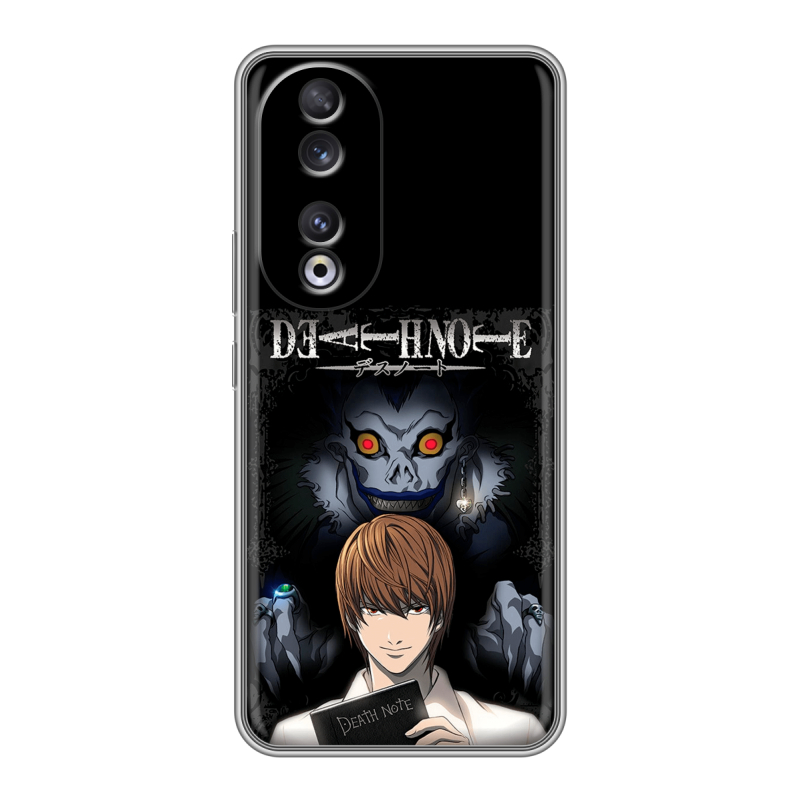 Силиконовый чехол на Huawei Honor 90 с принтом Death note Тетрадь смерти Силиконовый чехол на Huawei Honor 90 с принтом Death note Тетрадь смерти