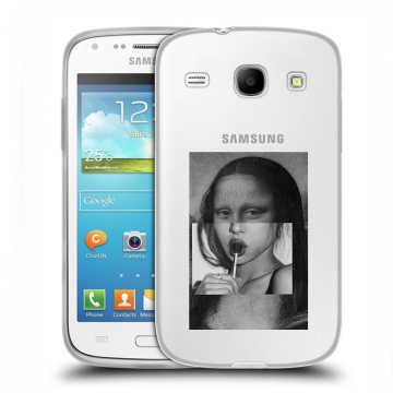 Силиконовый чехол на Samsung Galaxy Core с принтом Мона Лиза