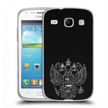 Силиконовый чехол на Samsung Galaxy Core с принтом Герб России