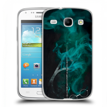 Силиконовый чехол на Samsung Galaxy Core с принтом Гарри Поттер Harry Potter