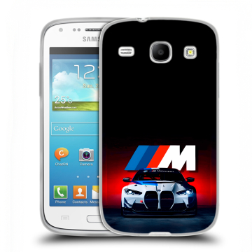 Силиконовый чехол на Samsung Galaxy Core с принтом БМВ BMW Силиконовый чехол на Samsung Galaxy Core с принтом БМВ BMW