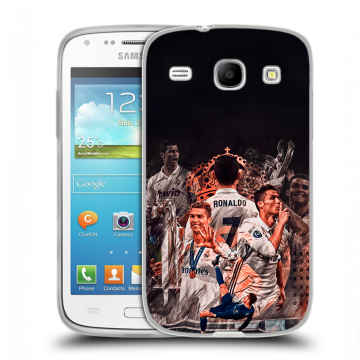 Силиконовый чехол на Samsung Galaxy Core с принтом Реал Роналдо Real Ronaldo Силиконовый чехол на Samsung Galaxy Core с принтом Реал Роналдо Real Ronaldo