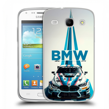 Силиконовый чехол на Samsung Galaxy Core с принтом БМВ BMW Силиконовый чехол на Samsung Galaxy Core с принтом БМВ BMW