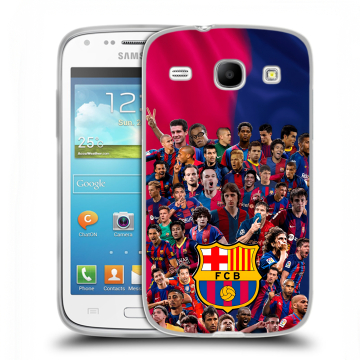 Силиконовый чехол на Samsung Galaxy Core с принтом Барселона Barcelona Силиконовый чехол на Samsung Galaxy Core с принтом Барселона Barcelona
