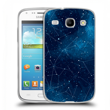 Силиконовый чехол на Samsung Galaxy Core с принтом Космос звезды