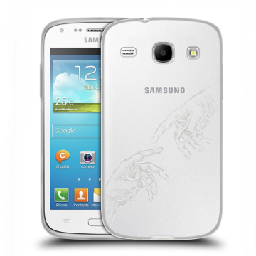 Силиконовый чехол на Samsung Galaxy Core с принтом Сотворение мира