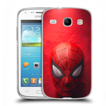Силиконовый чехол на Samsung Galaxy Core с принтом Spiderman Человек паук