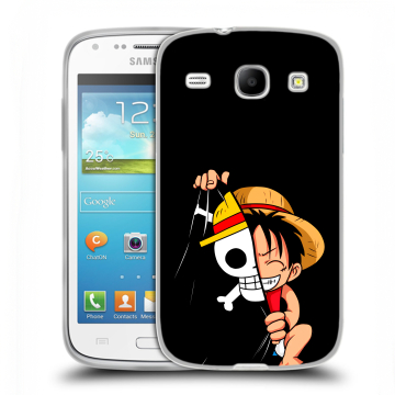 Силиконовый чехол на Samsung Galaxy Core с принтом One Piece Ван Пис