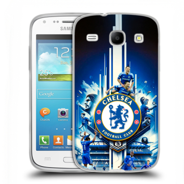 Силиконовый чехол на Samsung Galaxy Core с принтом Chelsea Челси