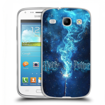 Силиконовый чехол на Samsung Galaxy Core с принтом Harry Potter Гарри Поттер