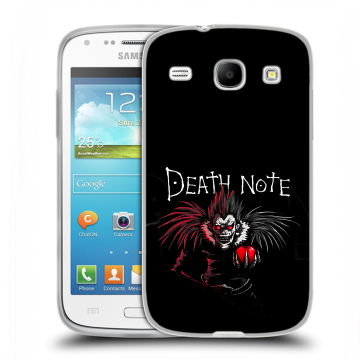 Силиконовый чехол на Samsung Galaxy Core с принтом Death note Тетрадь смерти