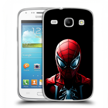 Силиконовый чехол на Samsung Galaxy Core с принтом Spiderman Человек паук