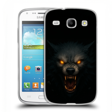 Силиконовый чехол на Samsung Galaxy Core с принтом Волк
