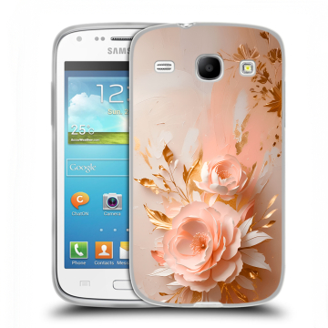 Силиконовый чехол на Samsung Galaxy Core с принтом женский