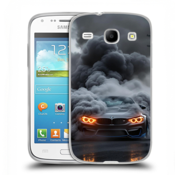 Силиконовый чехол на Samsung Galaxy Core с принтом BMW БМВ Силиконовый чехол на Samsung Galaxy Core с принтом BMW БМВ