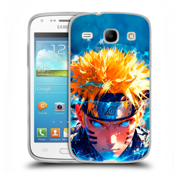 Силиконовый чехол на Samsung Galaxy Core с принтом Аниме Наруто Naruto