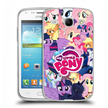 Силиконовый чехол на Samsung Galaxy Core с принтом My little pony Дружба чудо Силиконовый чехол на Samsung Galaxy Core с принтом My little pony Дружба чудо