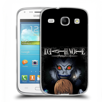 Силиконовый чехол на Samsung Galaxy Core с принтом Death note Тетрадь смерти Силиконовый чехол на Samsung Galaxy Core с принтом Death note Тетрадь смерти