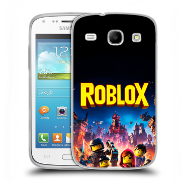 Силиконовый чехол на Samsung Galaxy Core с принтом Roblox Роблокс Силиконовый чехол на Samsung Galaxy Core с принтом Roblox Роблокс