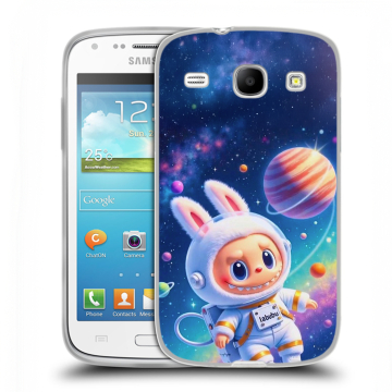 Силиконовый чехол на Samsung Galaxy Core с принтом Labubu Лабубу Силиконовый чехол на Samsung Galaxy Core с принтом Labubu Лабубу