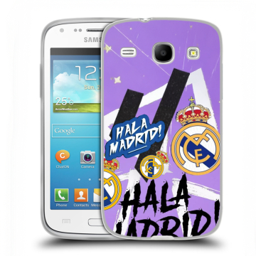 Силиконовый чехол на Samsung Galaxy Core с принтом Real Madrid Реал Мадрид Силиконовый чехол на Samsung Galaxy Core с принтом Real Madrid Реал Мадрид