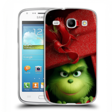 Силиконовый чехол на Samsung Galaxy Core с принтом Новый год