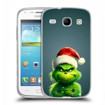 Силиконовый чехол на Samsung Galaxy Core с принтом Новый год
