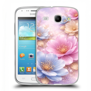 Силиконовый чехол на Samsung Galaxy Core с принтом женский