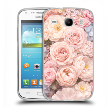 Силиконовый чехол на Samsung Galaxy Core с принтом женский
