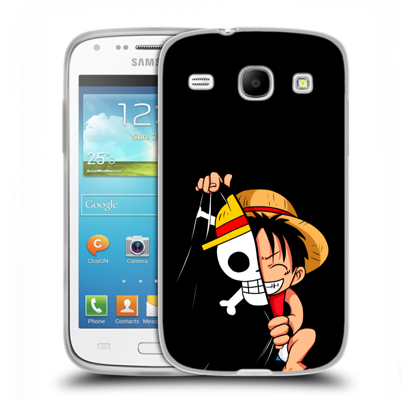 Силиконовый чехол на Samsung Galaxy Core с принтом One Piece Ван Пис Силиконовый чехол на Samsung Galaxy Core с принтом One Piece Ван Пис