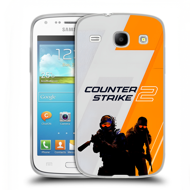 Силиконовый чехол на Samsung Galaxy Core с принтом Counter Strike Силиконовый чехол на Samsung Galaxy Core с принтом Counter Strike