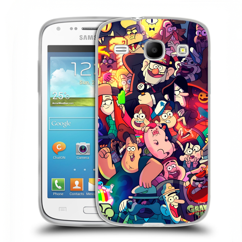 Силиконовый чехол на Samsung Galaxy Core с принтом Gravity Falls Гравити Фолз Силиконовый чехол на Samsung Galaxy Core с принтом Gravity Falls Гравити Фолз