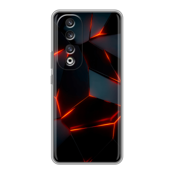 Силиконовый чехол на Huawei Honor 90 Pro с принтом Яркие абстракции Силиконовый чехол на Huawei Honor 90 Pro с принтом Яркие абстракции