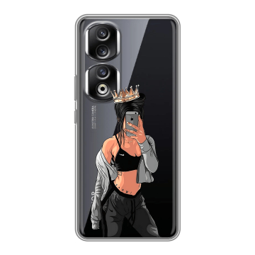 Силиконовый чехол на Huawei Honor 90 Pro с принтом Женские принты Силиконовый чехол на Huawei Honor 90 Pro с принтом Женские принты
