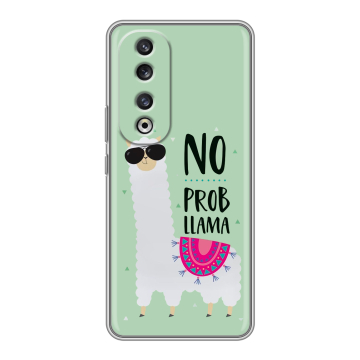Силиконовый чехол на Huawei Honor 90 Pro с принтом Лама Силиконовый чехол на Huawei Honor 90 Pro с принтом Лама