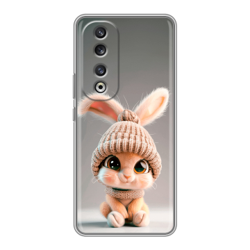 Силиконовый чехол на Huawei Honor 90 Pro с принтом Кролик Силиконовый чехол на Huawei Honor 90 Pro с принтом Кролик