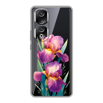 Силиконовый чехол на Huawei Honor 90 Pro с принтом Цветы орхидеи Силиконовый чехол на Huawei Honor 90 Pro с принтом Цветы орхидеи