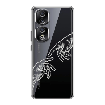 Силиконовый чехол на Huawei Honor 90 Pro с принтом Сотворение мира Силиконовый чехол на Huawei Honor 90 Pro с принтом Сотворение мира