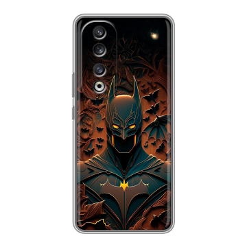 Силиконовый чехол на Huawei Honor 90 Pro с принтом Batman Бэтмен
