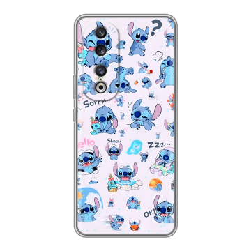 Силиконовый чехол на Huawei Honor 90 Pro с принтом Лило и Стич Силиконовый чехол на Huawei Honor 90 Pro с принтом Лило и Стич